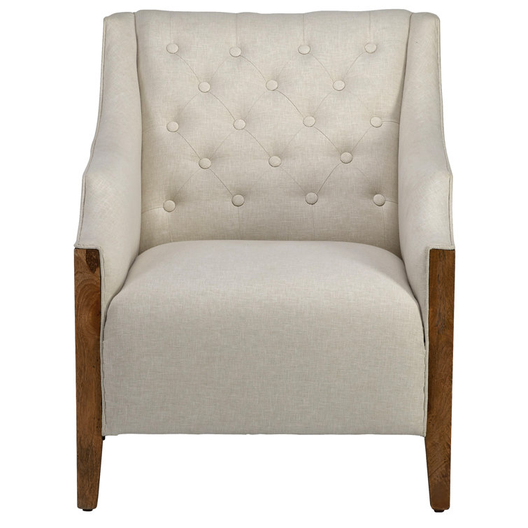 Cotton armchair cheap